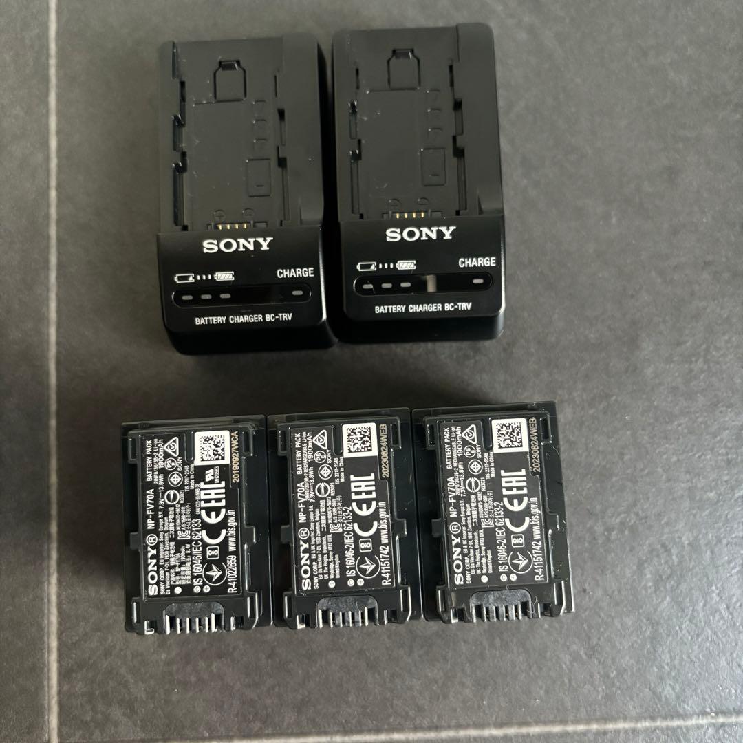 SONY 4KFDR-AX45 ハンディカム　本体バッテリー付き