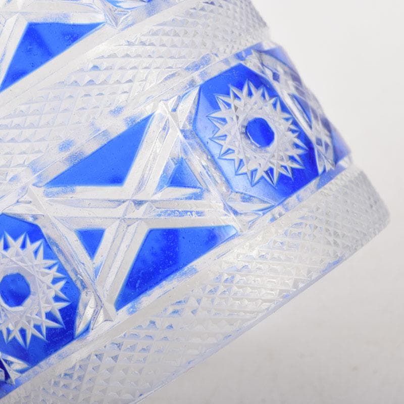 茶道具 硝子工芸 星野工房 義山 切子 蓋置 共箱 C 9072 - メルカリ