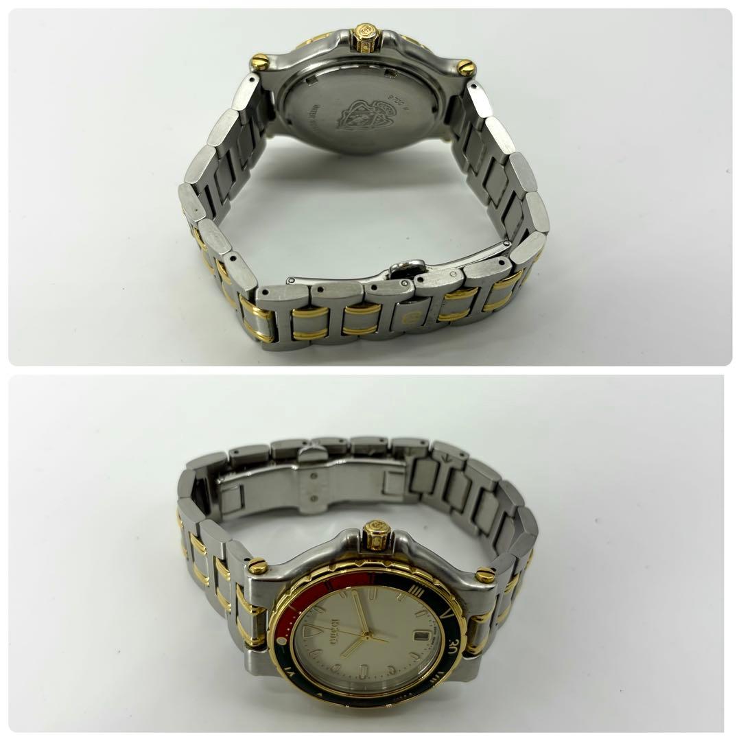 【稼働/廃盤モデル】グッチ 腕時計 9700M クラシックダイバー コンビ 赤緑