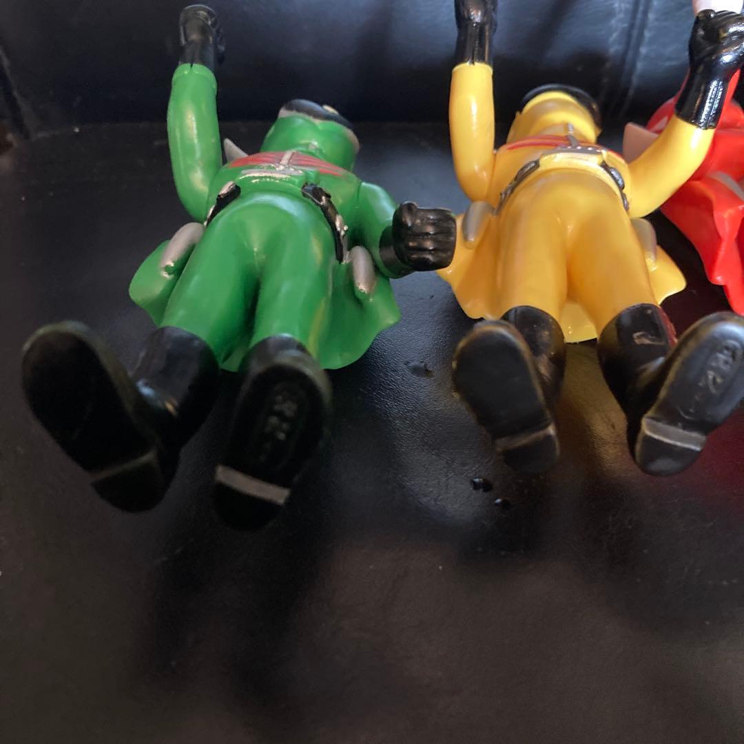 ゴレンジャー　ソフビ　5体　セット　レア　約13センチ　レトロ　当時物