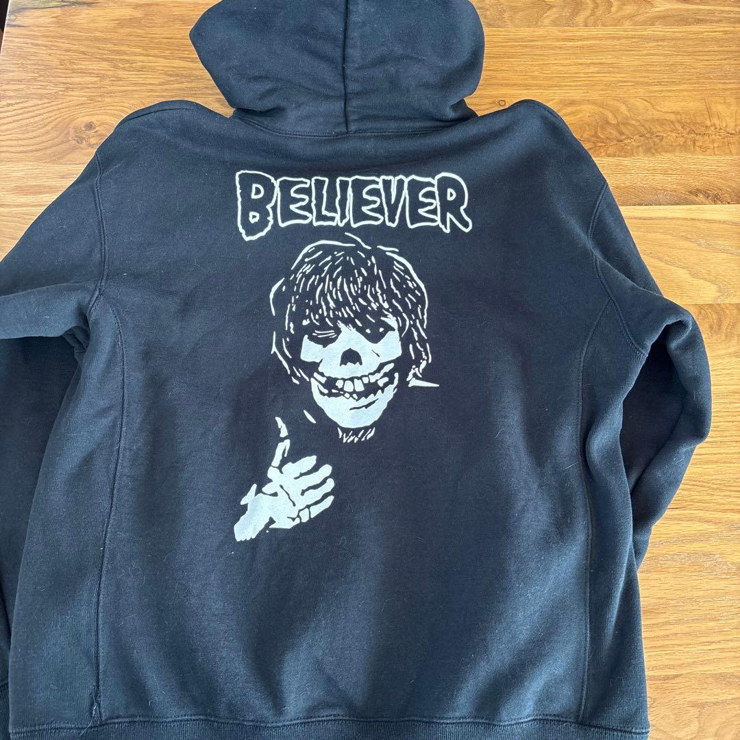 PIZZA OF DEATH Believerパーカー 黒Lサイズ