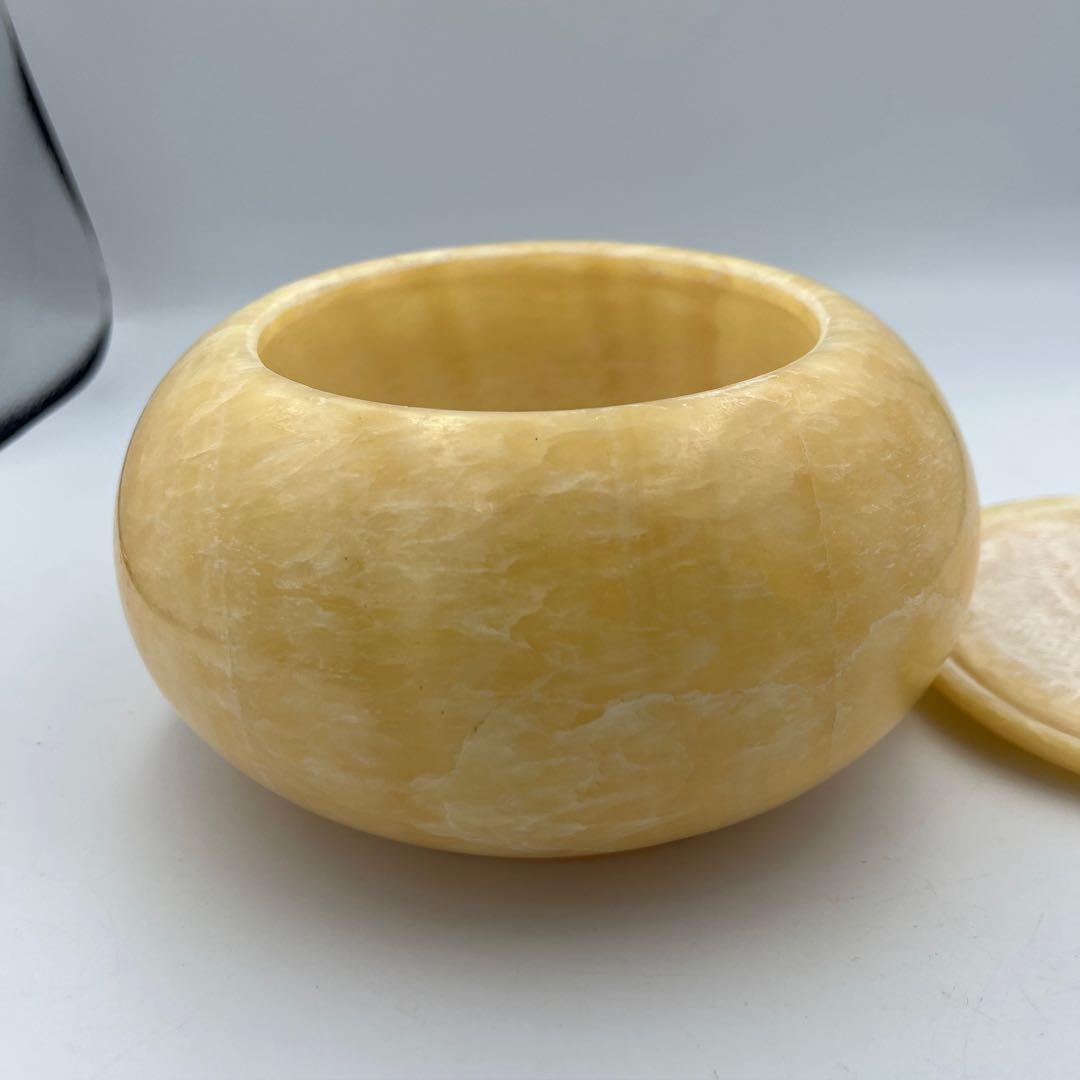 【希少】【美品】大理石 囲碁 碁石 囲碁 囲碁道具 2個セット