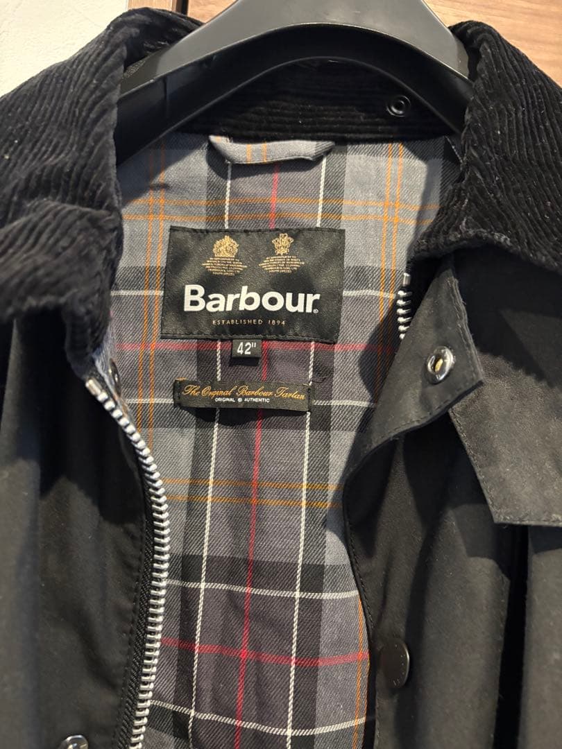 Barbour ブラックジャケット 42