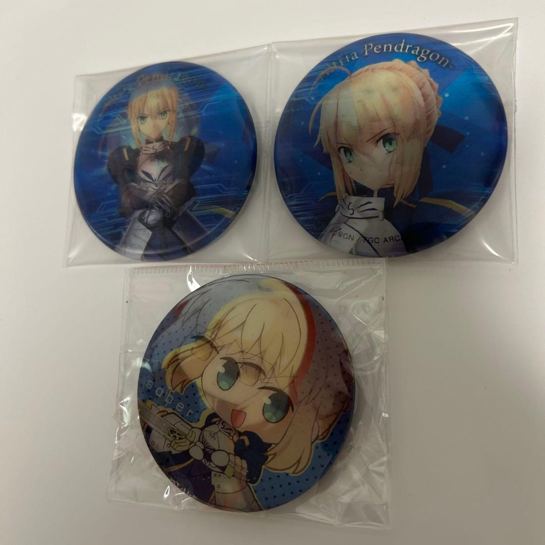 Fate 缶バッジ セイバー アルトリア