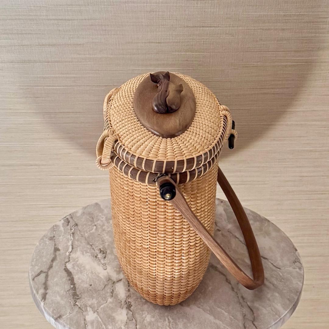 ナンタケットバスケット8インチトートパース