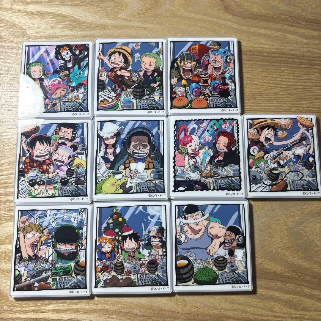ONE PIECE 麦わらスペーストレーディング10種アクリルマグネットvol2