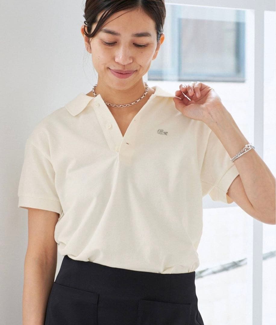 【IENA】LACOSTE/ラコステ 別注 POLO SHIRTS ポロシャツ