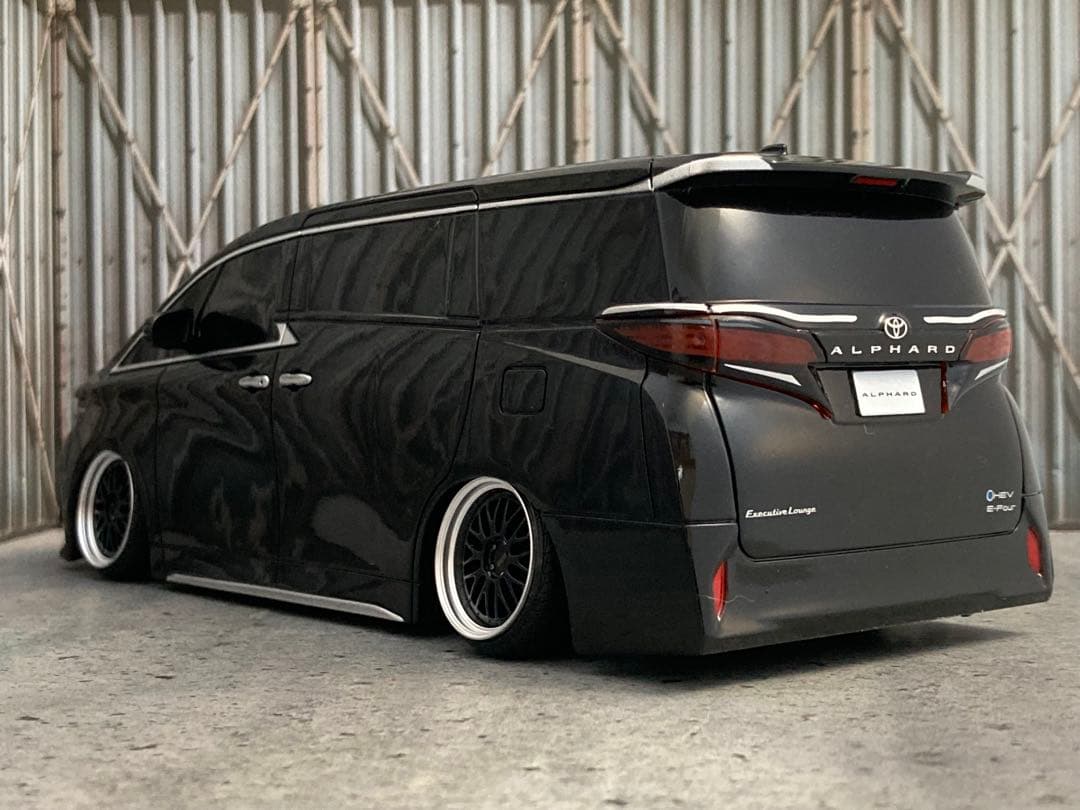 1/24新型アルファード・ブラック（カスタム品）