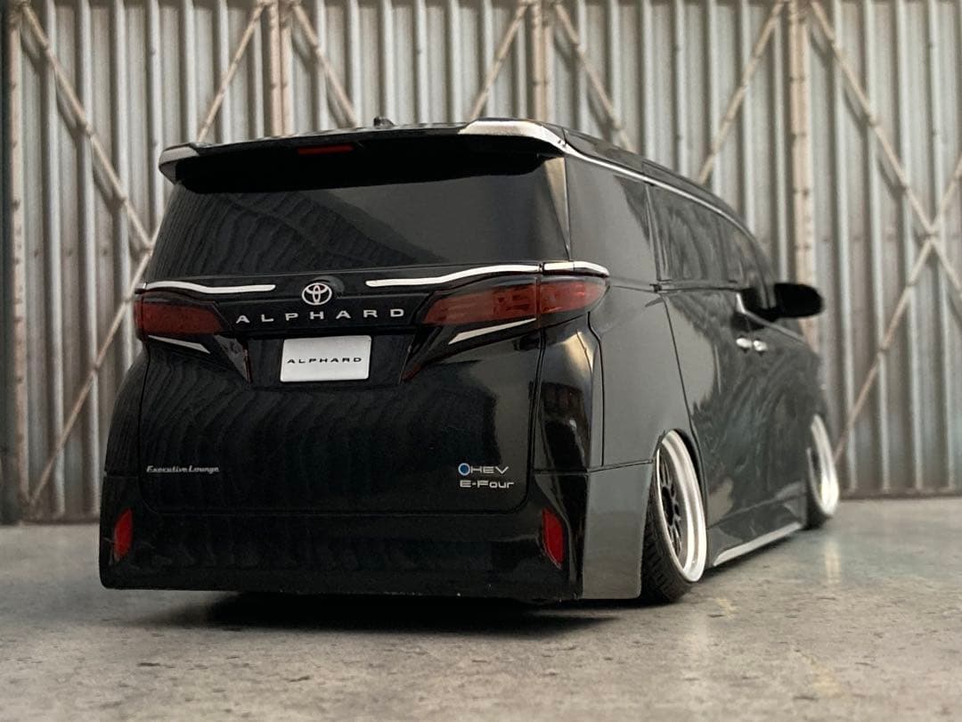 1/24新型アルファード・ブラック（カスタム品）