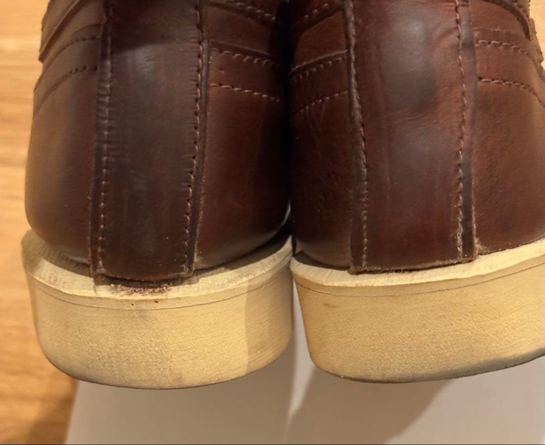 【美品】ラッセルモカシン　ヒューロンモカシン　ビブラムソール　8E