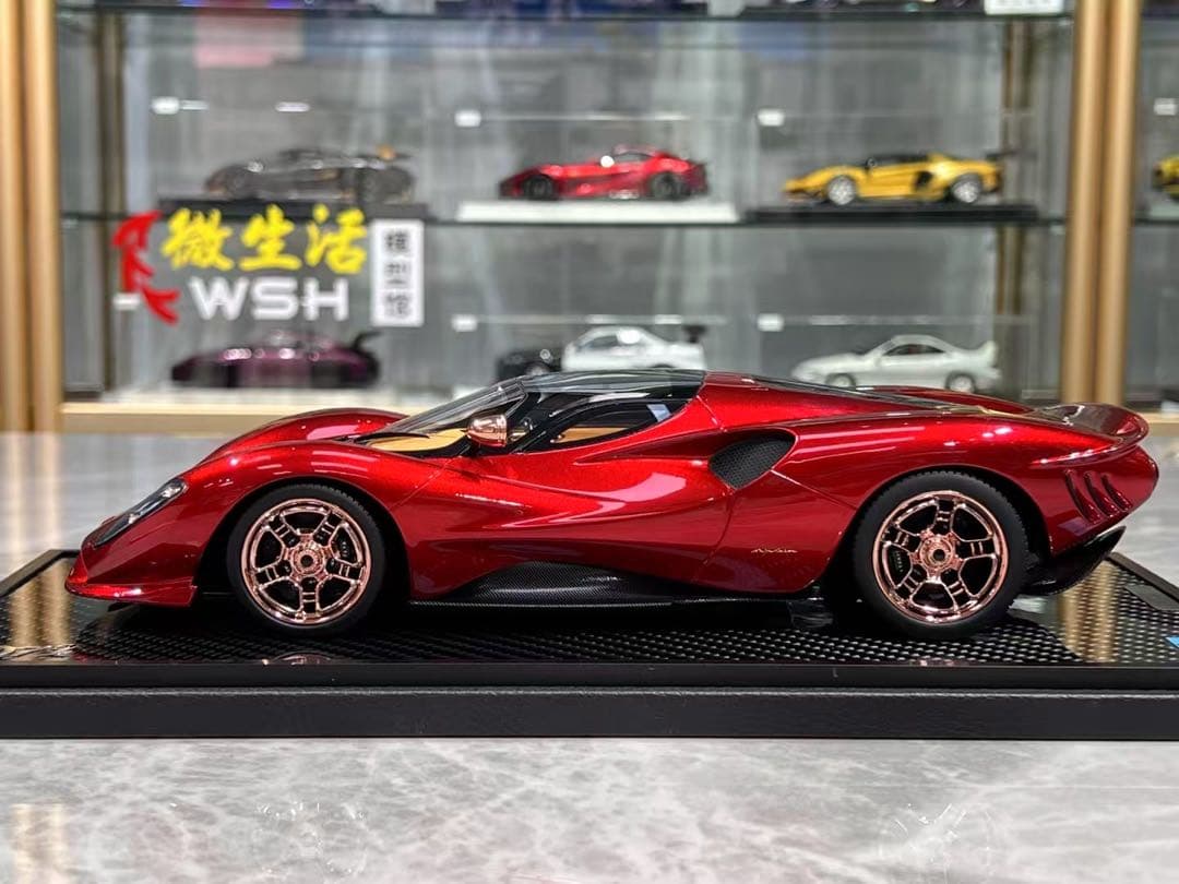 新品 peako ピーコ 1/18 デ・トマソ P72 2025 ミニカー