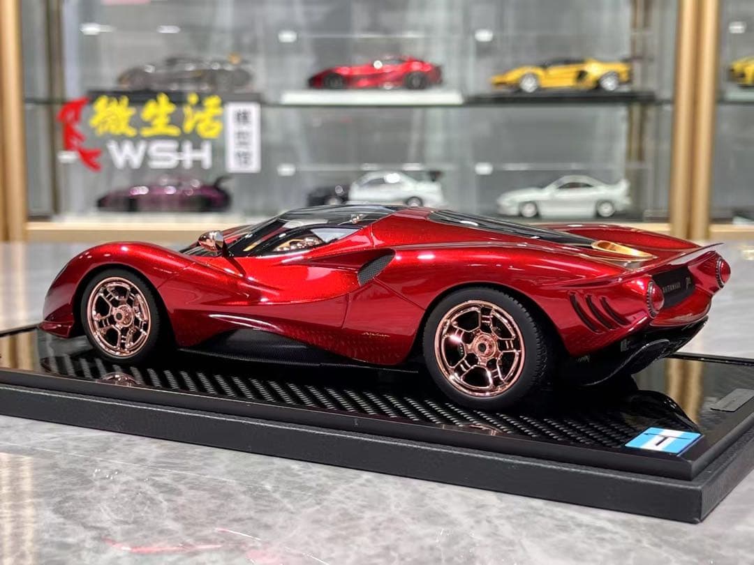 新品 peako ピーコ 1/18 デ・トマソ P72 2025 ミニカー