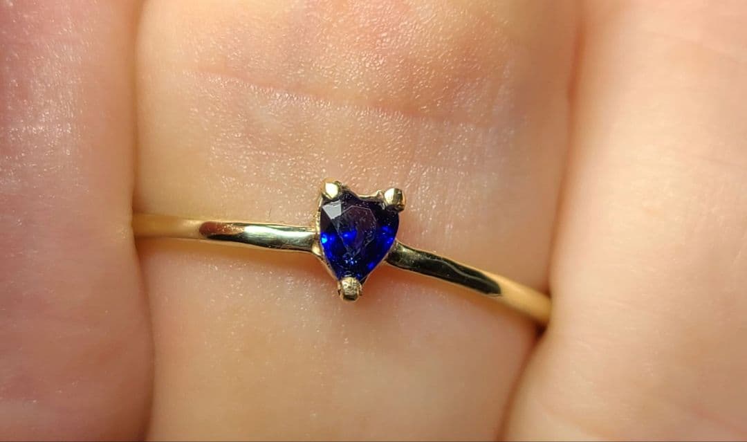 Miki PROFIA様専用☆スリランカ産ブルーサファイア☆リングオーダー