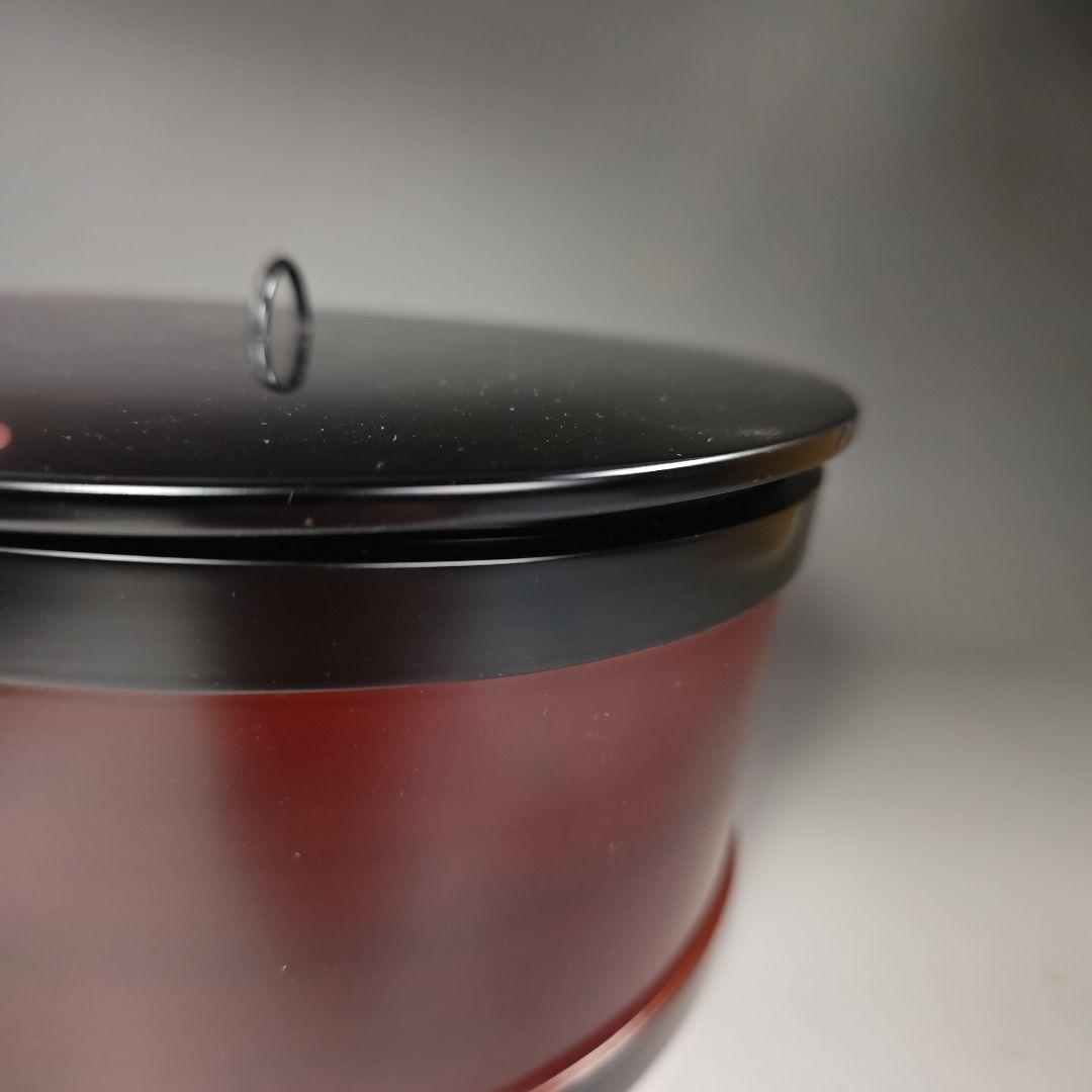 イ448 水指『漆専堂』『桶形水指 替蓋 共箱』漆