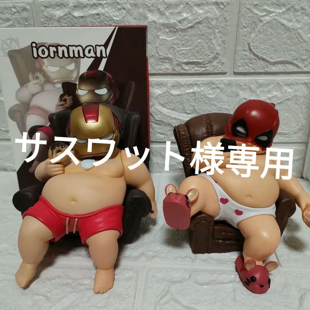 デブ、ガンダム デブデッドプール デブアイアンマンライト機能付き