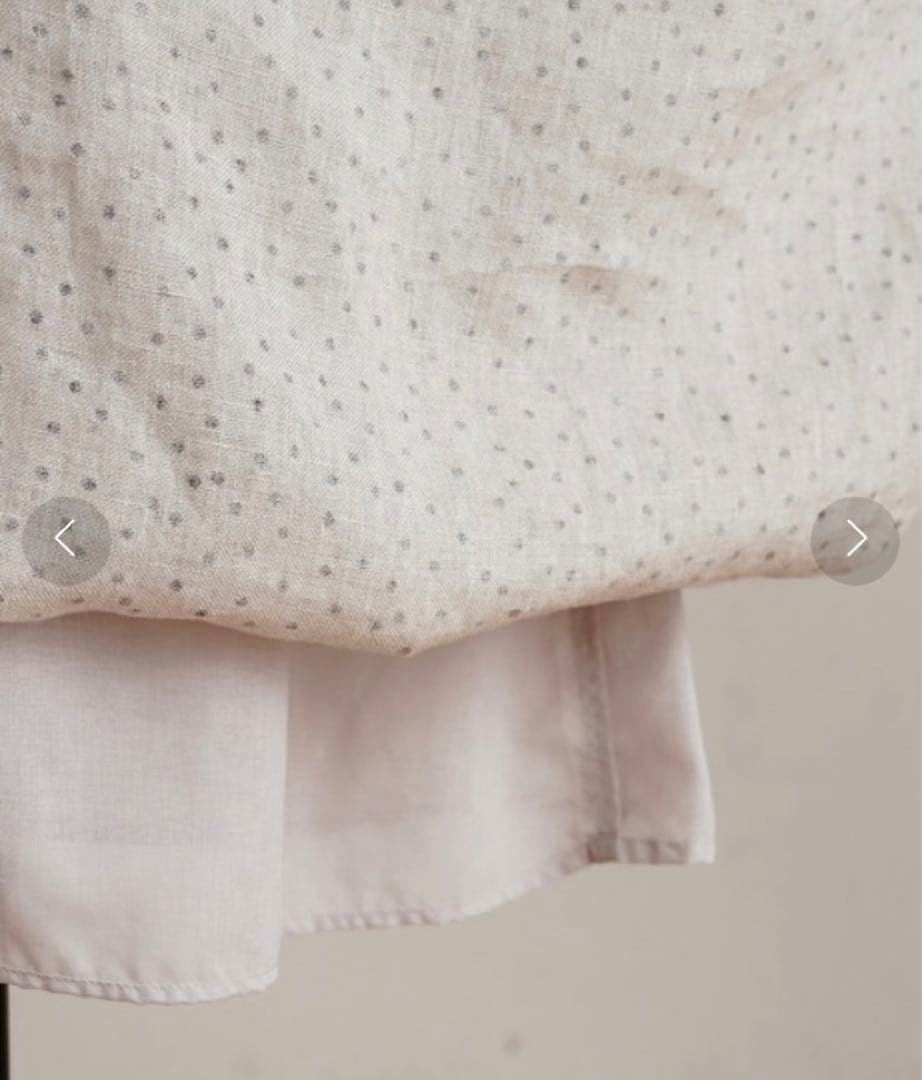 BEARDSLEY 100%リネン ドット キュロット