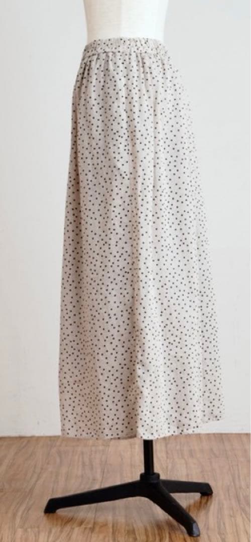 BEARDSLEY 100%リネン ドット キュロット