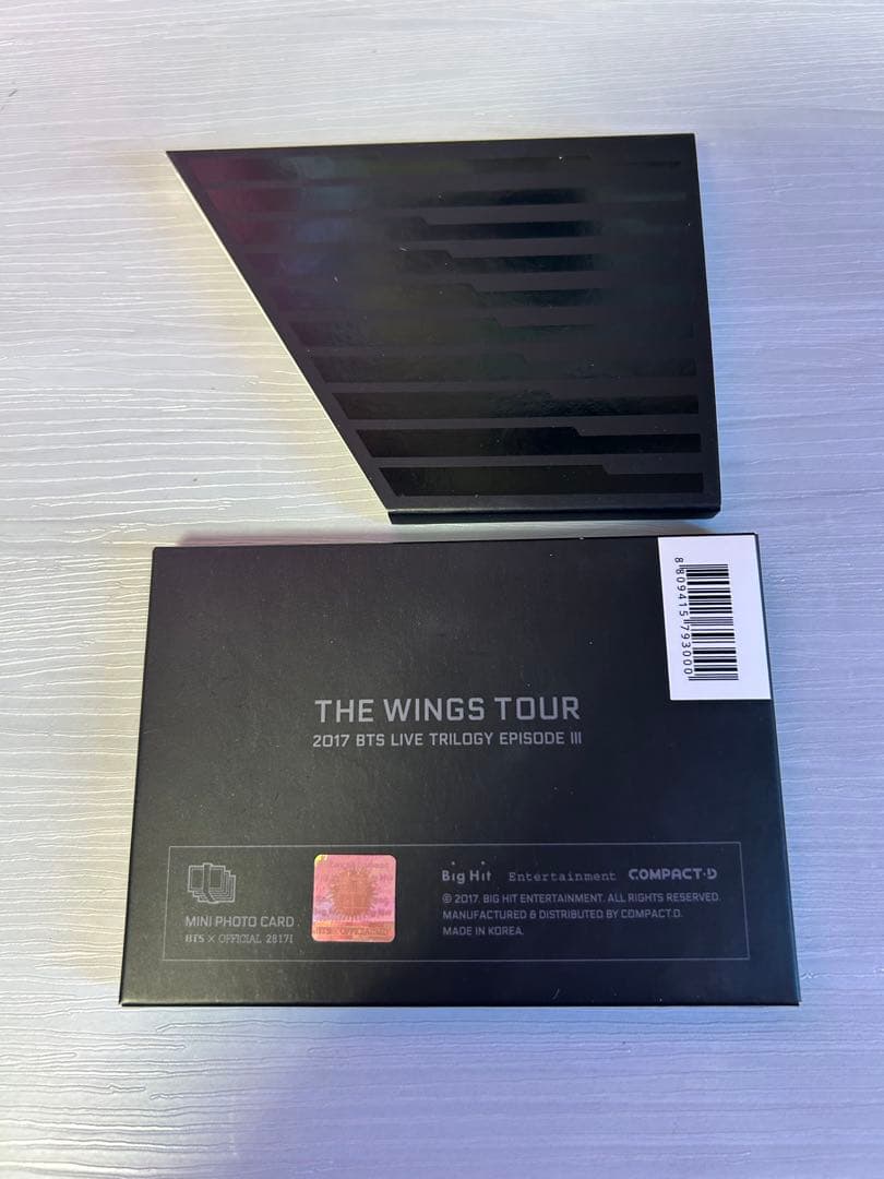 V テテ テヒョン BTS WINGS FINAL ミニフォト トレカ BTS 2017 THE