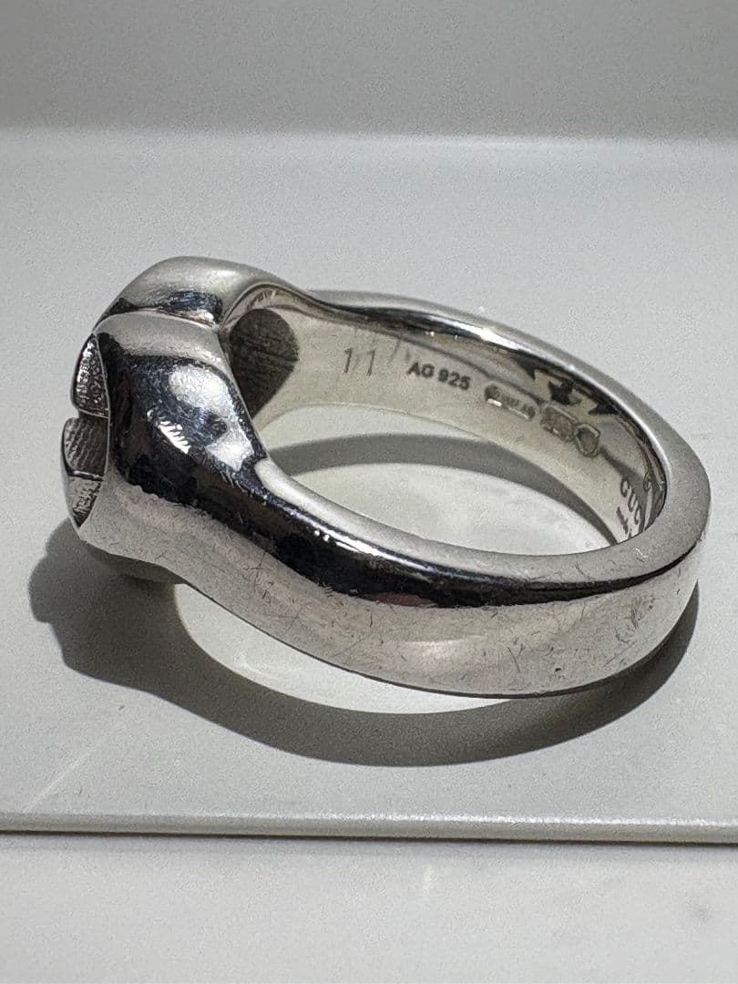 GUCCI インターロッキングラブリーハート 刻印サイズ:11号【箱/ポーチ付】