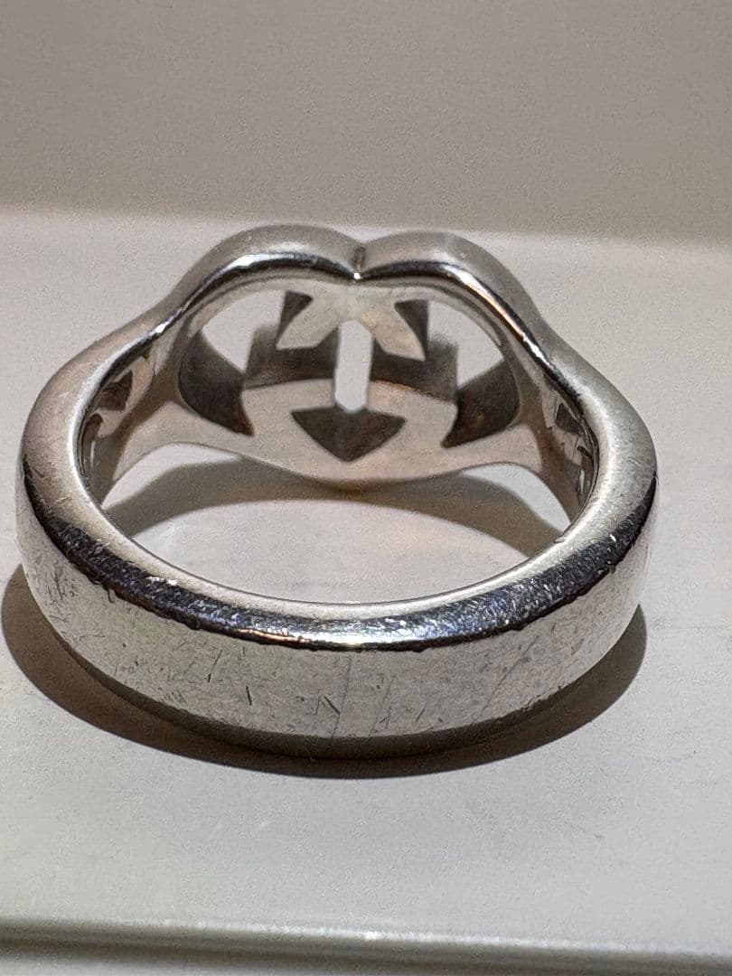 GUCCI インターロッキングラブリーハート 刻印サイズ:11号【箱/ポーチ付】