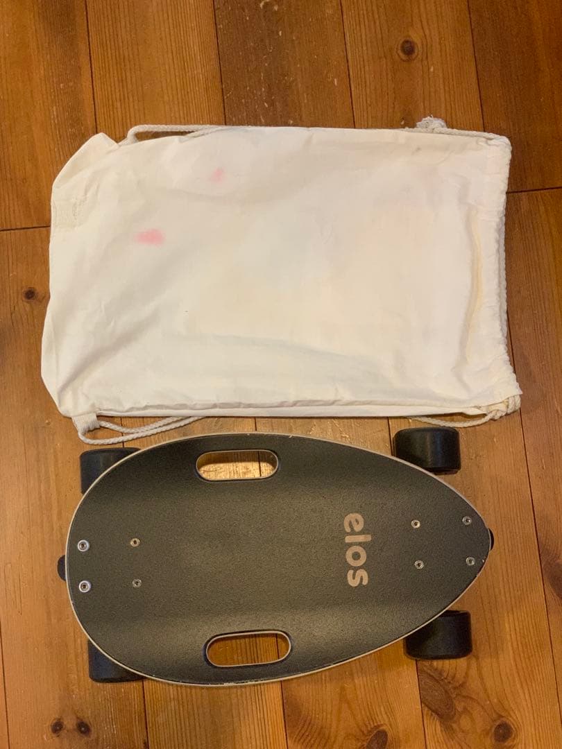 美品 elos スケートボード/LEDライト付き/袋付き