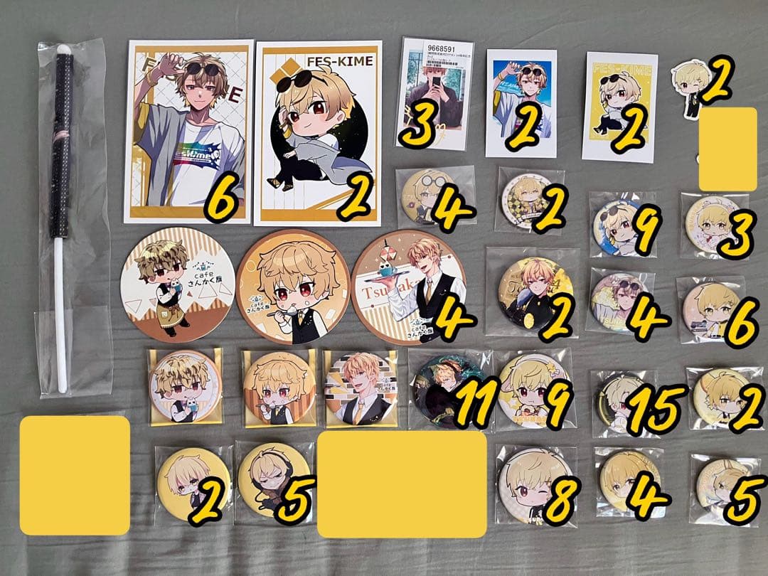 虹ヶ咲 桜坂しずく コミケ エイエイサー 缶バッジ 15個セット