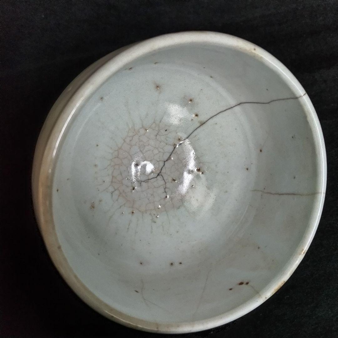 李朝白磁茶碗 李朝分院