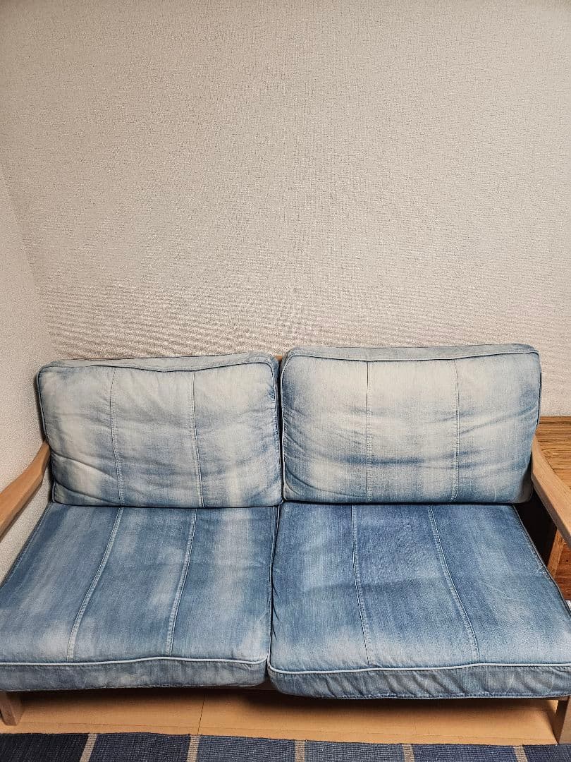wtw デニムソファー　カバー　家具　キャップ　Tシャツ