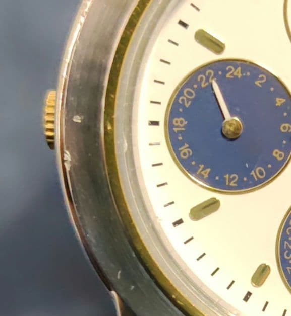 SEIKO　AVENUE 7F39-6060 ムーンフェイズ　デュアルタイム