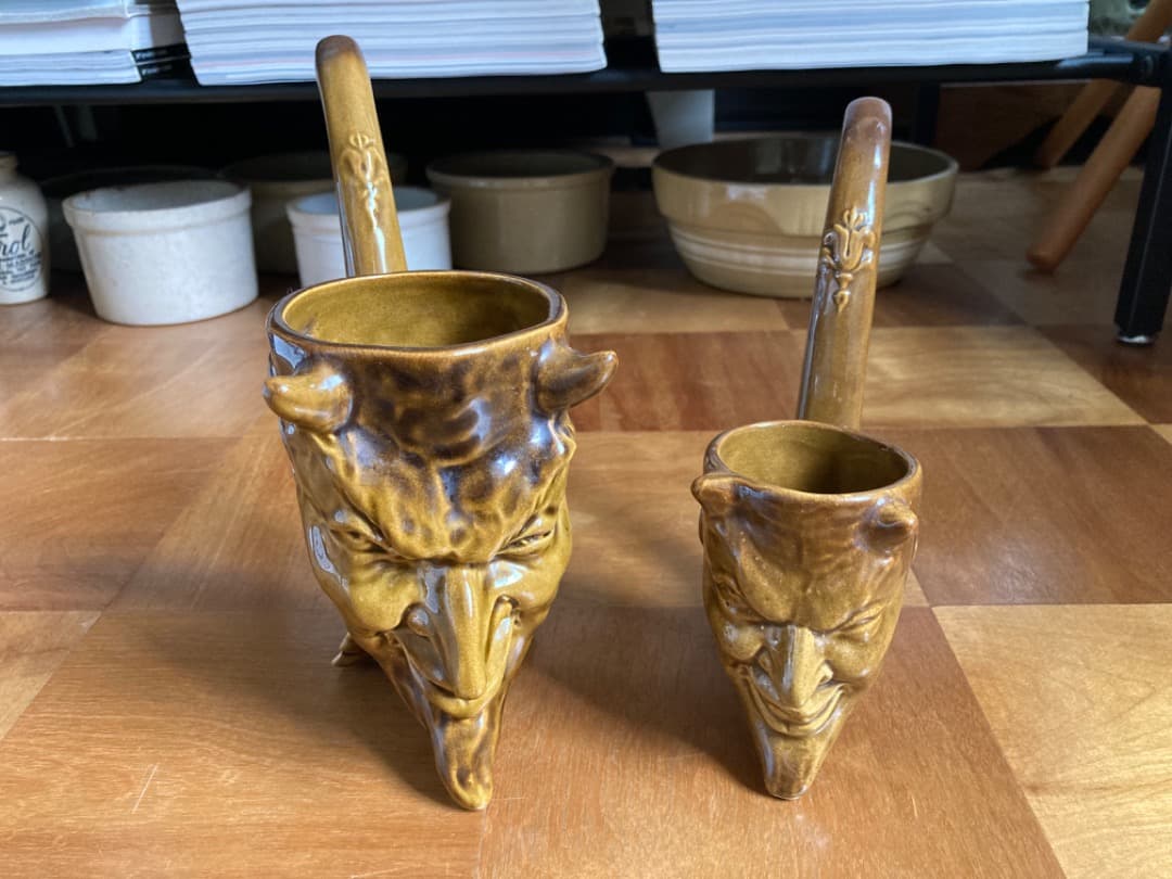 ビンテージ デビル パイプ 置物 オブジェ ロシア NEIGHBORHOOD