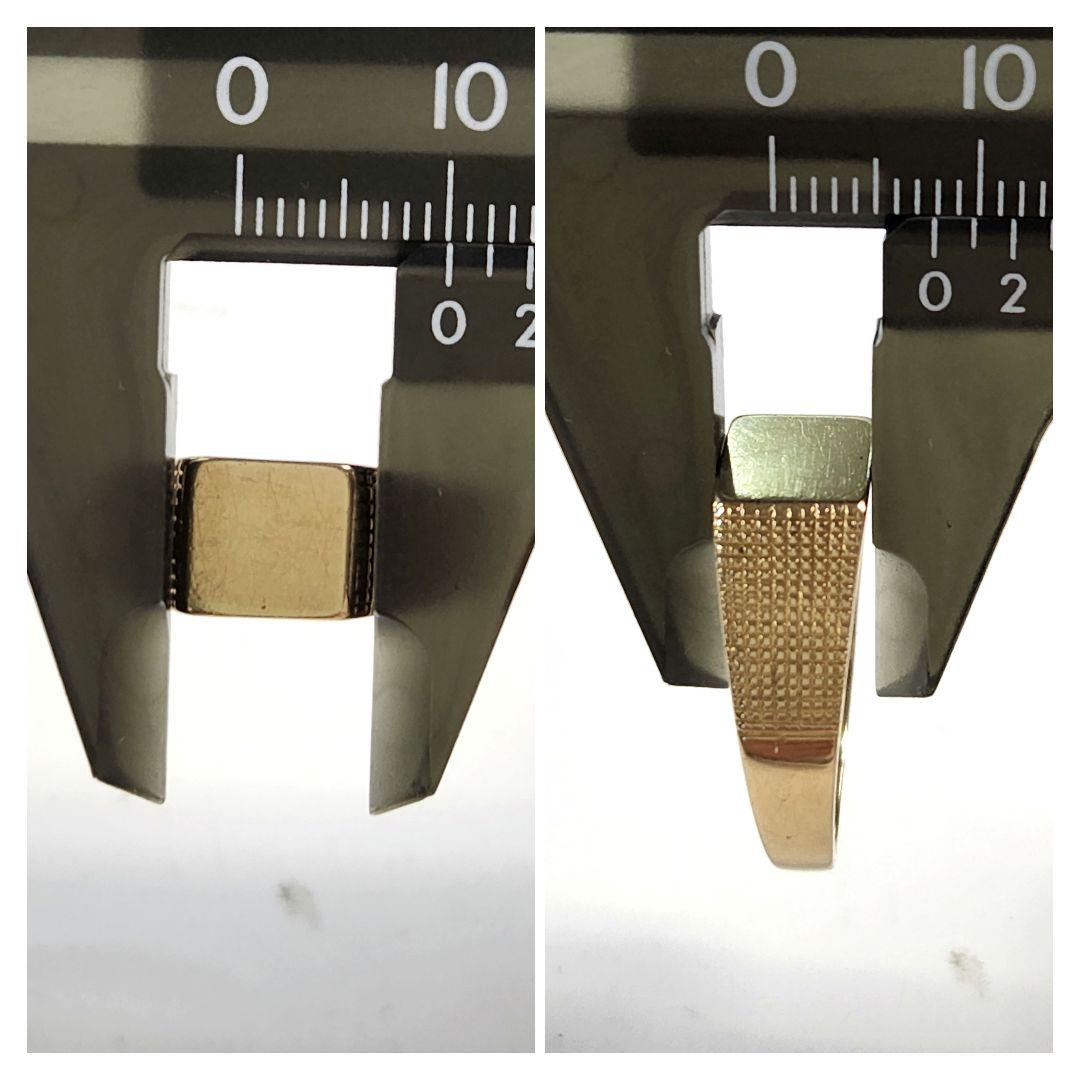 k18 印台 ヴィンテージリング 6.74g 20号