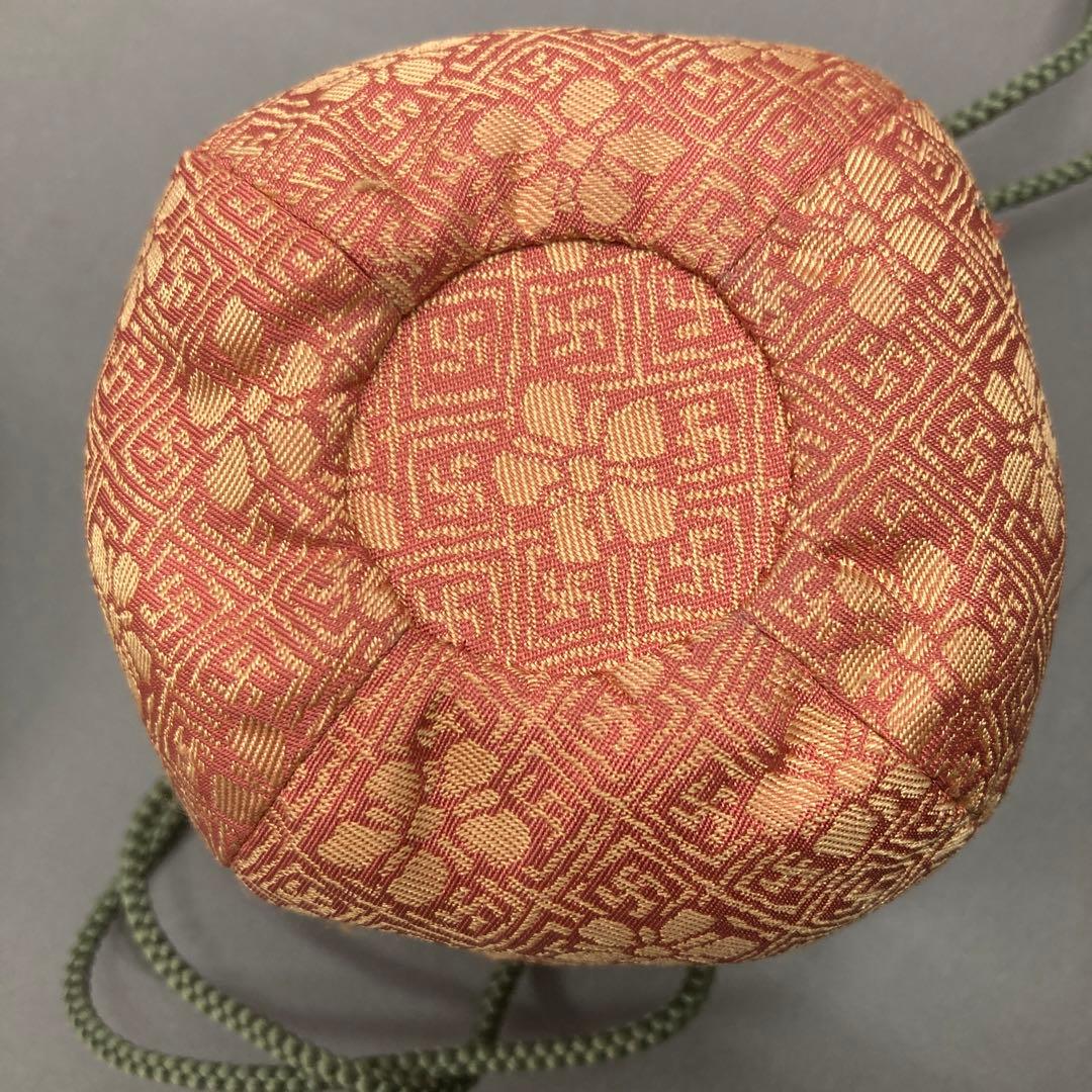 茶道具 茶入 立杭陶勝(たちくい)造 茶入袋(藤種緞子 造) S205TI