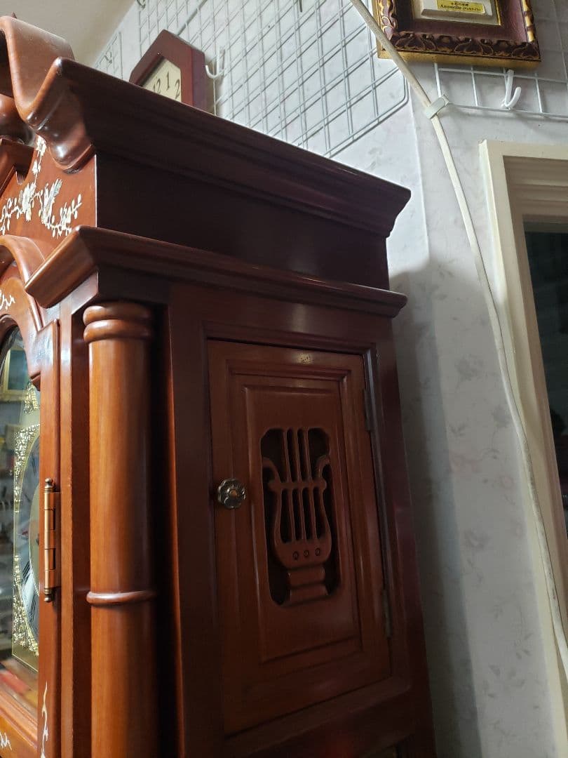 tempus fugit ホールクロック　柱時計