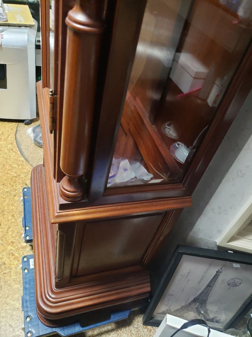 tempus fugit ホールクロック　柱時計