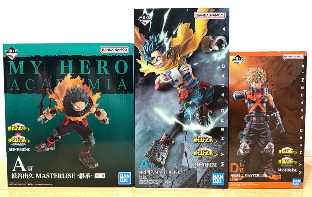 一番くじ アニメ ヒロアカ フィギュアセット 緑谷出久 A賞 爆豪勝己