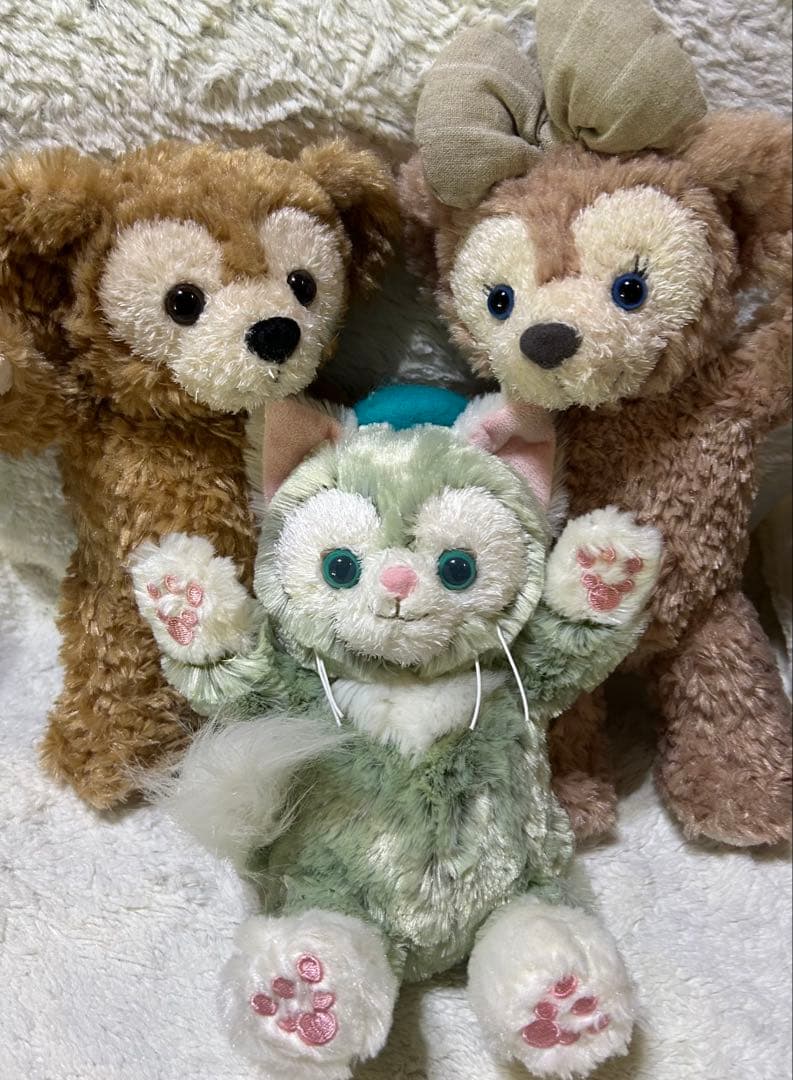 いかさ ダッフィー シェリーメイ ジェラトーニ オルメル￼