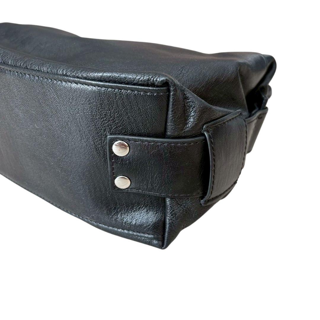 美品✨ear PAPILLONNER ロングハンドルボストンバッグ ブラック