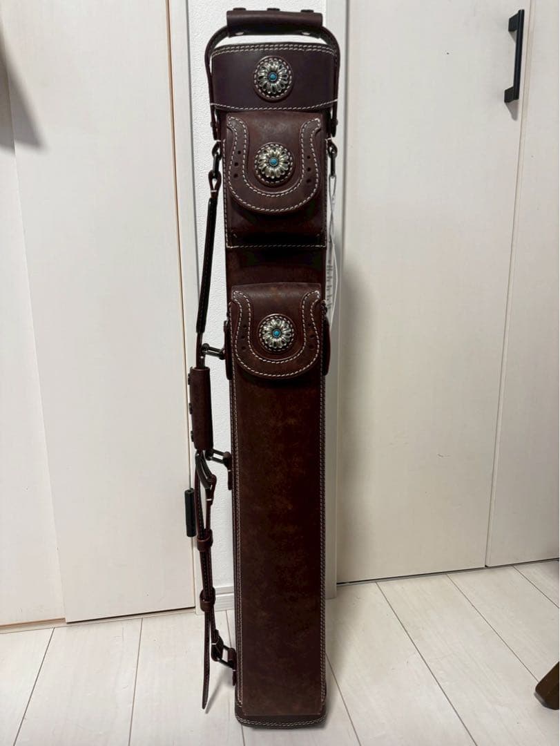 ビリヤード　本革キューケース3b6s