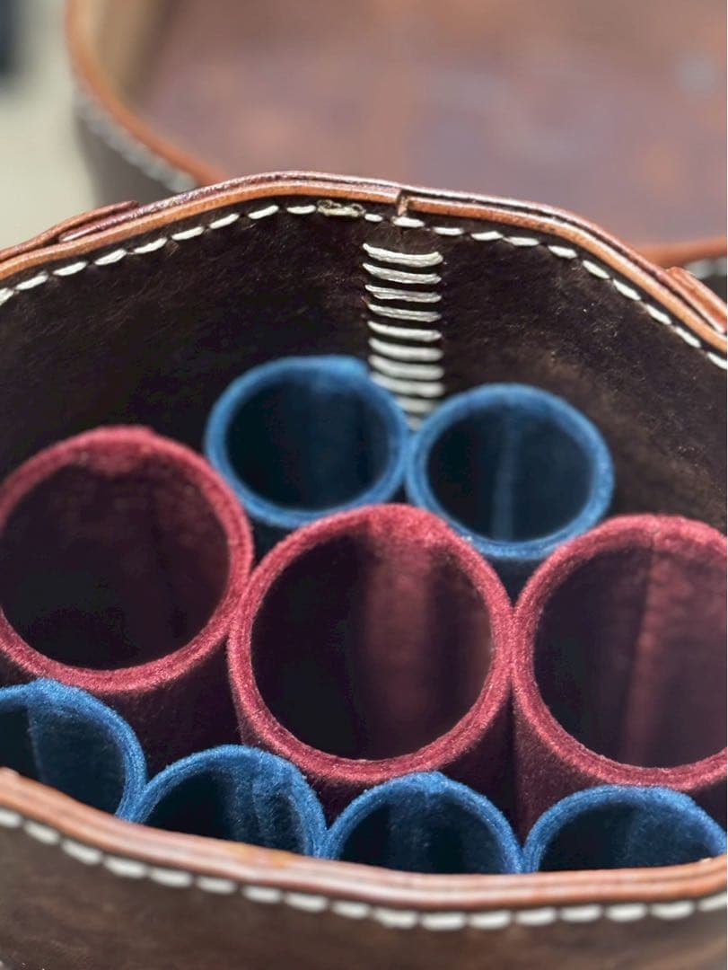 ビリヤード　本革キューケース3b6s