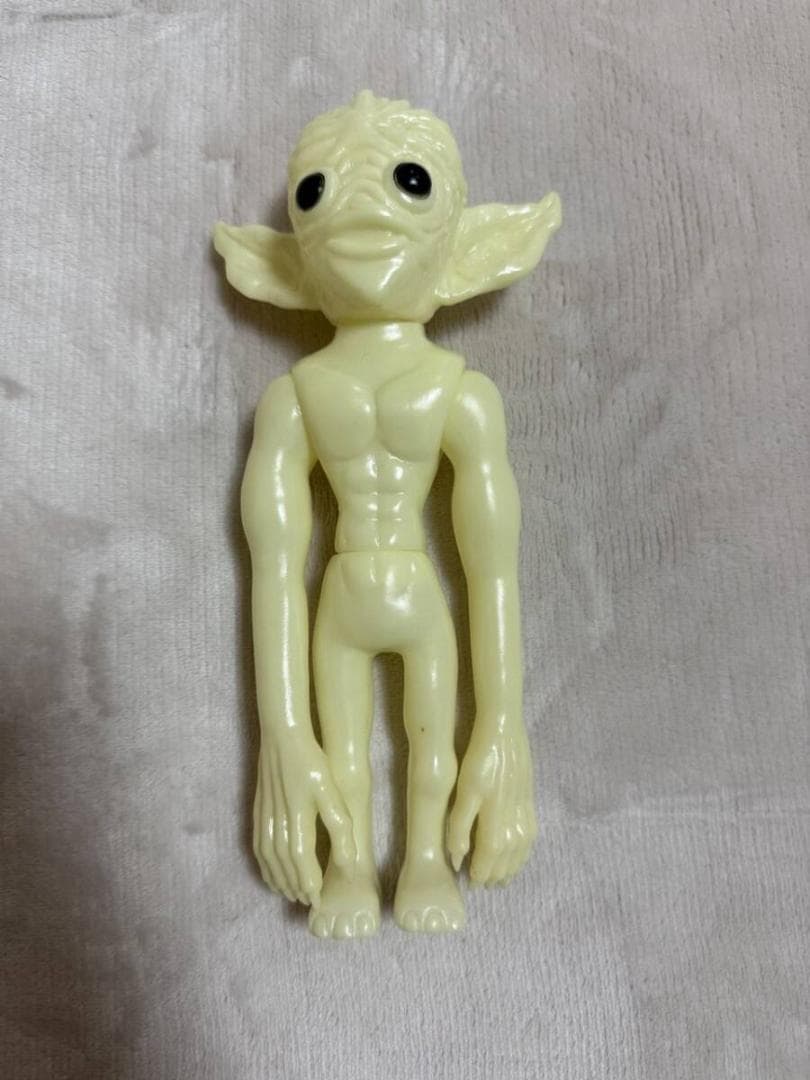 マーミット ホプキンスビルの宇宙人 エイリアン 蛍光ソフビ製 蓄光