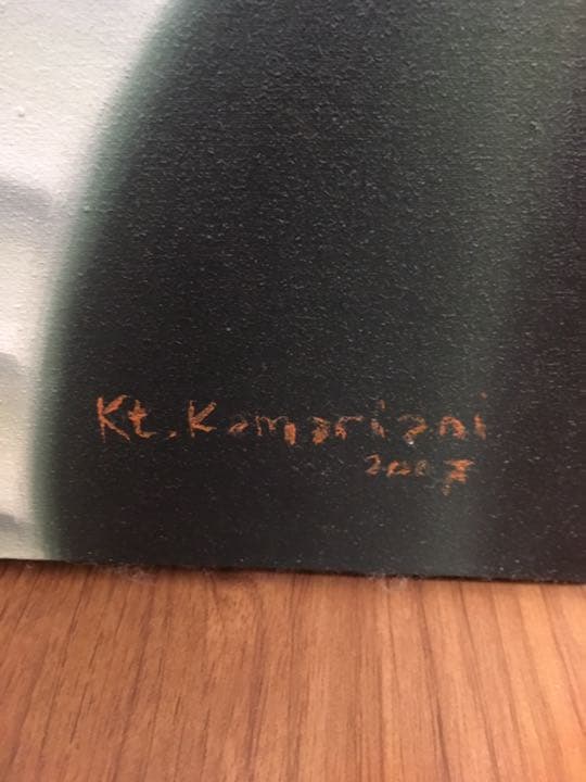 油絵 絵画 バリ 100✖️120cm