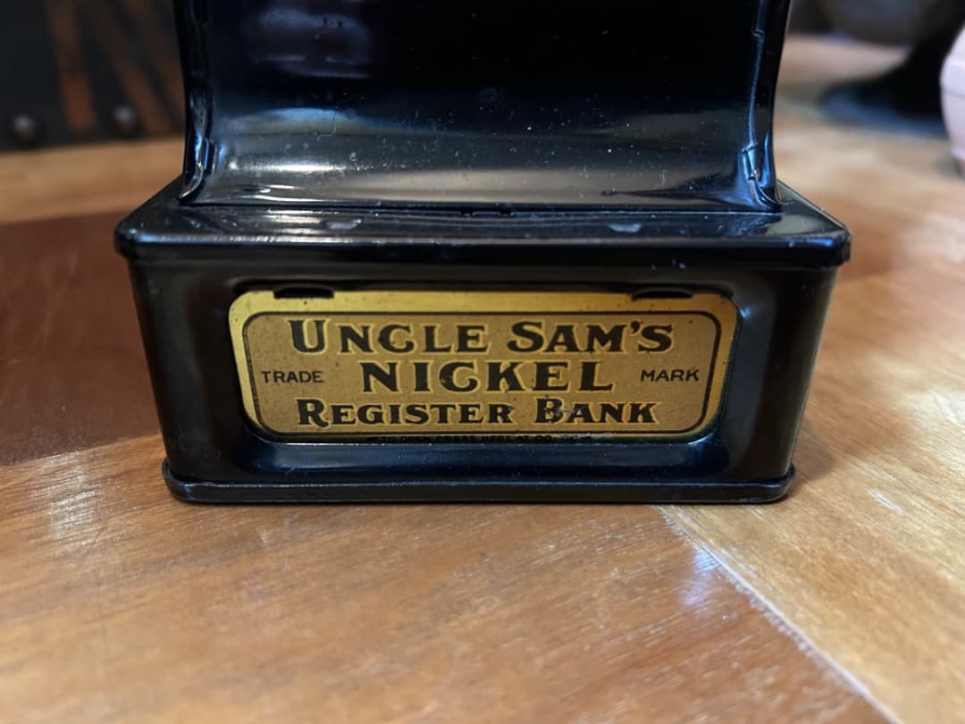 ビンテージ UNCLE SAM´S COIN BANK ニッケル コインバンク