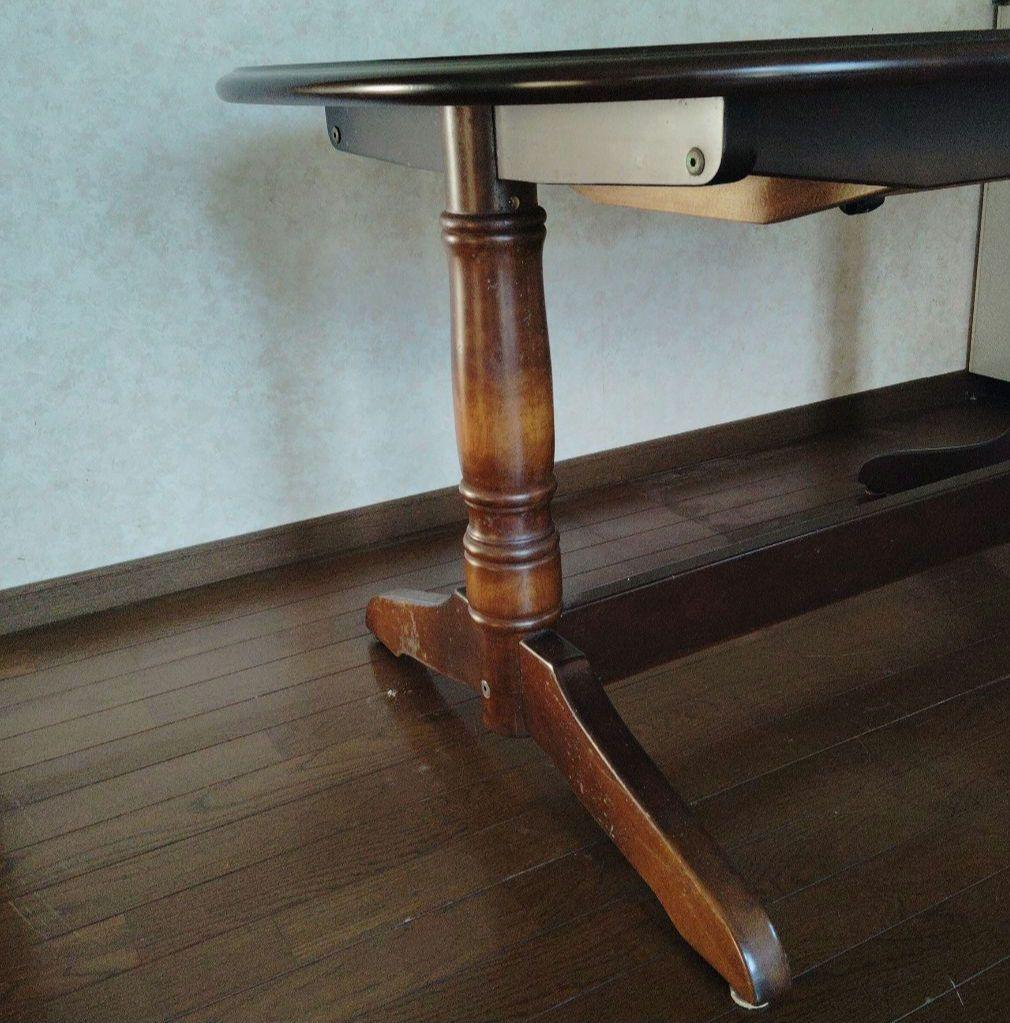 飛騨産業 キツツキマ―ク エクステンション ダイニングテ―ブル