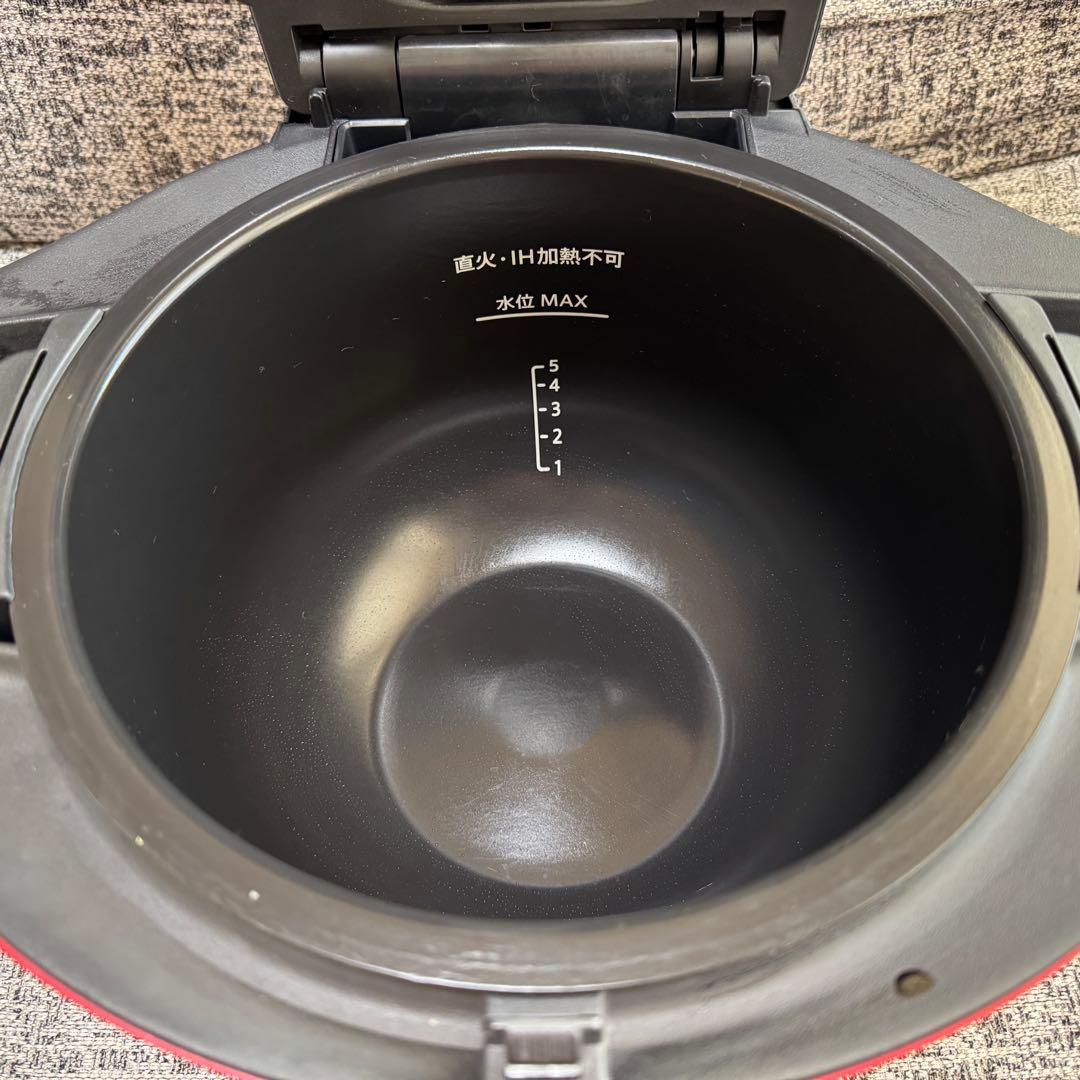 【極美品】SHARP ホットクック KN-HW24F レッド 2.4L