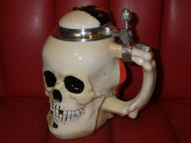 デビル☆スカル☆タンカード☆ツーフェイス☆悪魔☆置物☆髑髏☆
