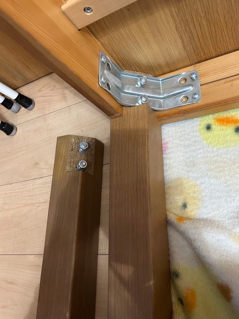 IKEA ナチュラルウッド 伸縮ダイニングテーブル