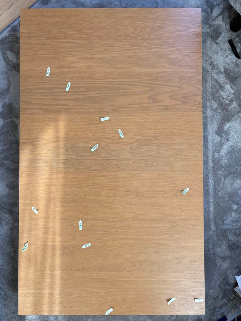 IKEA ナチュラルウッド 伸縮ダイニングテーブル