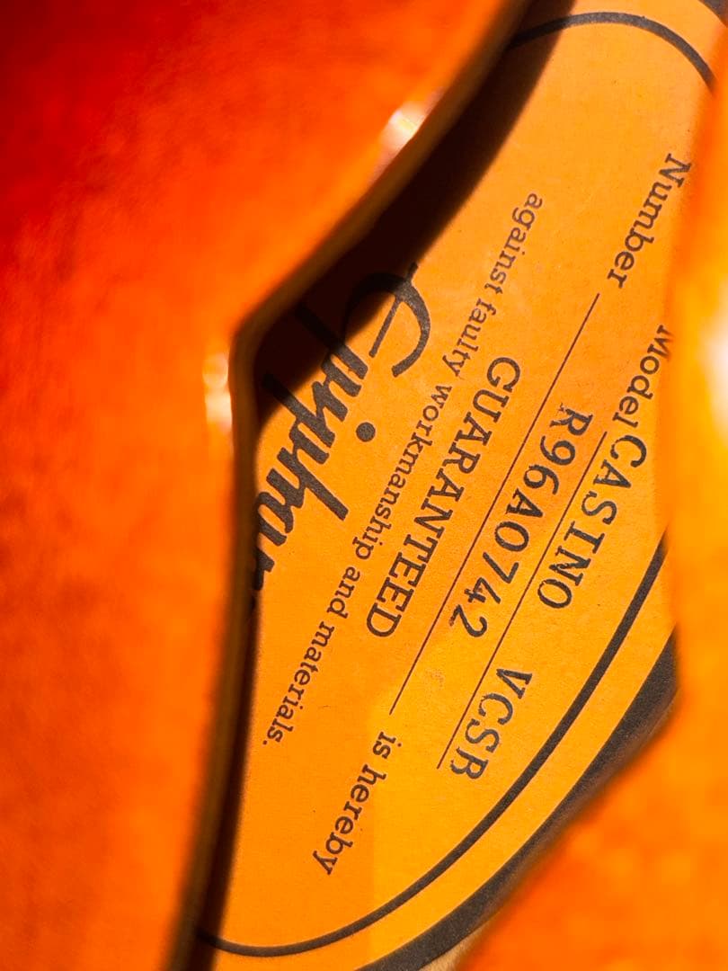 【最終値下げ】Epiphone Casino VCSB サンバースト ギター