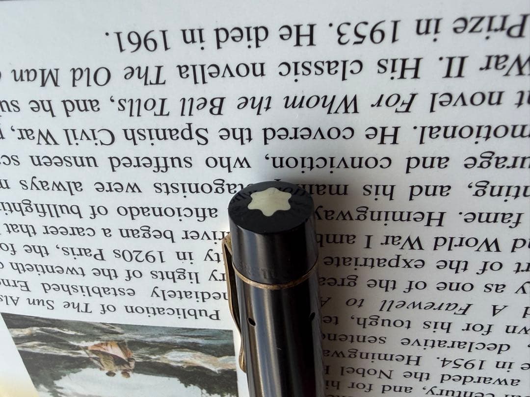 Y*り様 montblanc モンブラン　102g セーフティ式万年筆