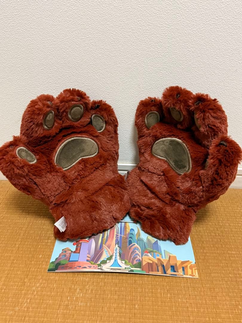 上海ディズニーランド ズートピア ニックの手 手袋 ミトン かわいい